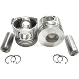 1 Piece Piston With Pin And Clips 65.02501 - 0206 Fits For Doosan DB33 Engine Parts - Fab Heavy Parts