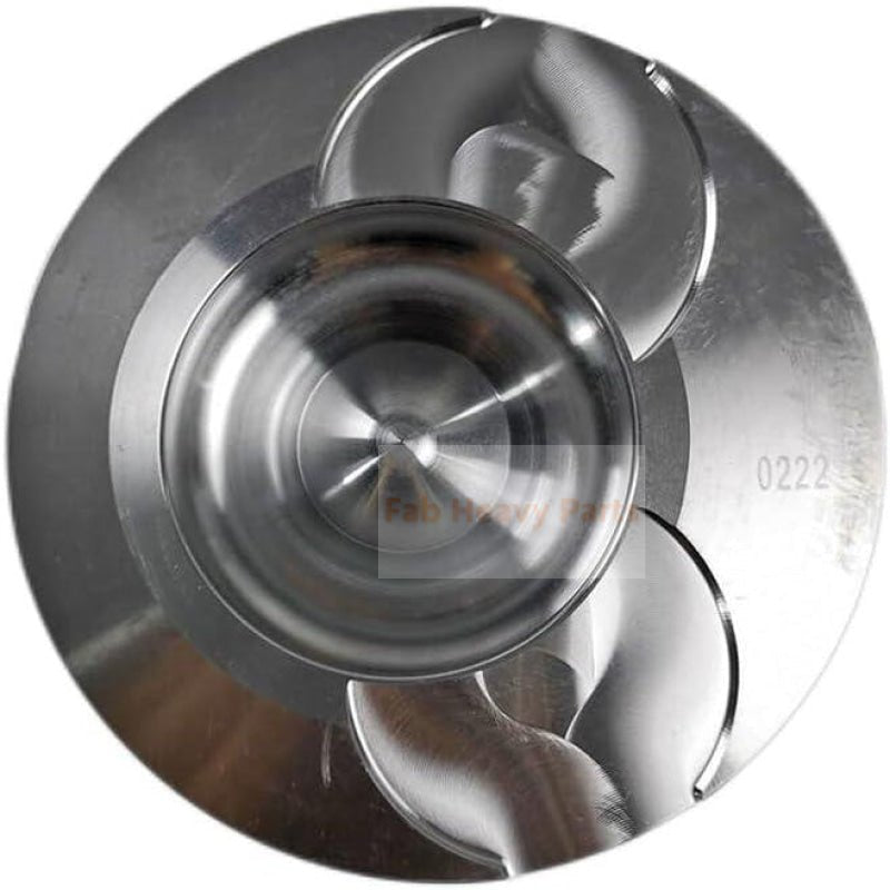 1 Piece Piston With Pin And Clips 65.02501 - 0222B Fits For Doosan DE12TIS Engine Parts - Fab Heavy Parts