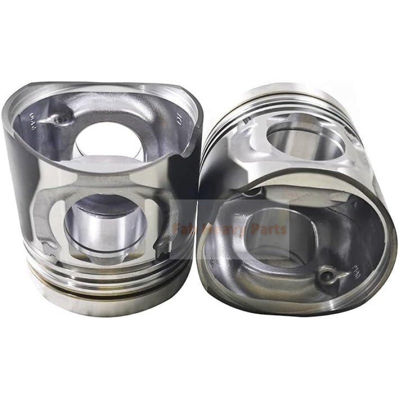 1 Piece Piston With Pin And Clips 65.02501 - 0426 Fits For Doosan DL06 Engine - Fab Heavy Parts