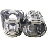 1 Piece Piston With Pin And Clips 65.02501 - 0426 Fits For Doosan DL06 Engine - Fab Heavy Parts