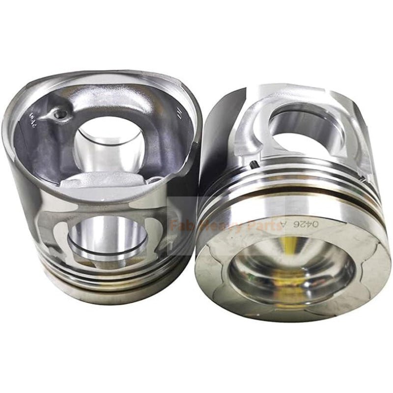 1 Piece Piston With Pin And Clips 65.02501 - 0426 Fits For Doosan DL06 Engine - Fab Heavy Parts