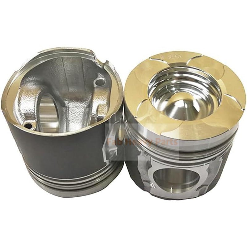 1 Piece Piston With Pin And Clips 65.02501 - 0478 Fits For Doosan DL06 Engine Parts - Fab Heavy Parts