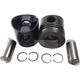 1 Piece Piston With Pin And Clips 65.02501 - 0708 Fits For Doosan P158LE P222LE P180LE D2848LB Engine - Fab Heavy Parts