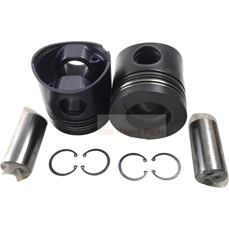 1 Piece Piston With Pin And Clips 65.02501 - 0708 Fits For Doosan P158LE P222LE P180LE D2848LB Engine - Fab Heavy Parts