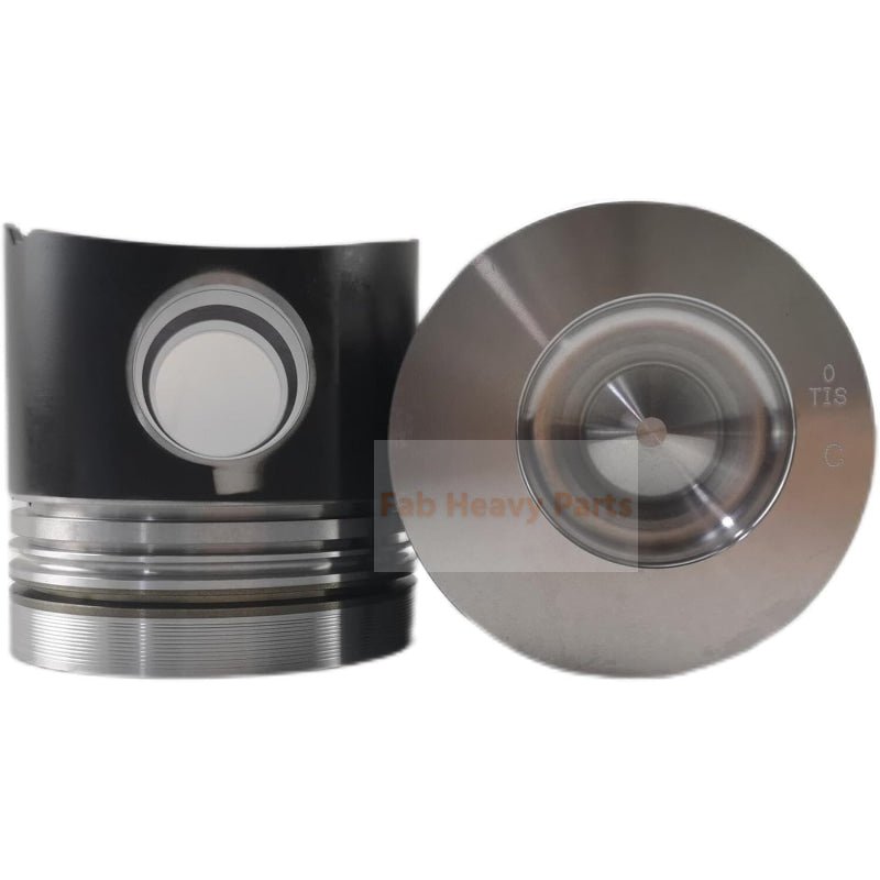 1 Piece Piston With Pin And Clips 65.02501 - 0774 Fits For Doosan DV15TIS Engines - Fab Heavy Parts