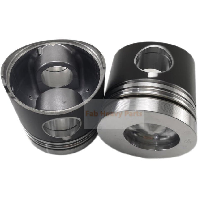 1 Piece Piston With Pin And Clips 65.02501 - 0774 Fits For Doosan DV15TIS Engines - Fab Heavy Parts