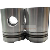 Pistón de 1 pieza con alfiler y clips 7N5036 se adapta a Caterpillar D353 D398 Piezas del motor