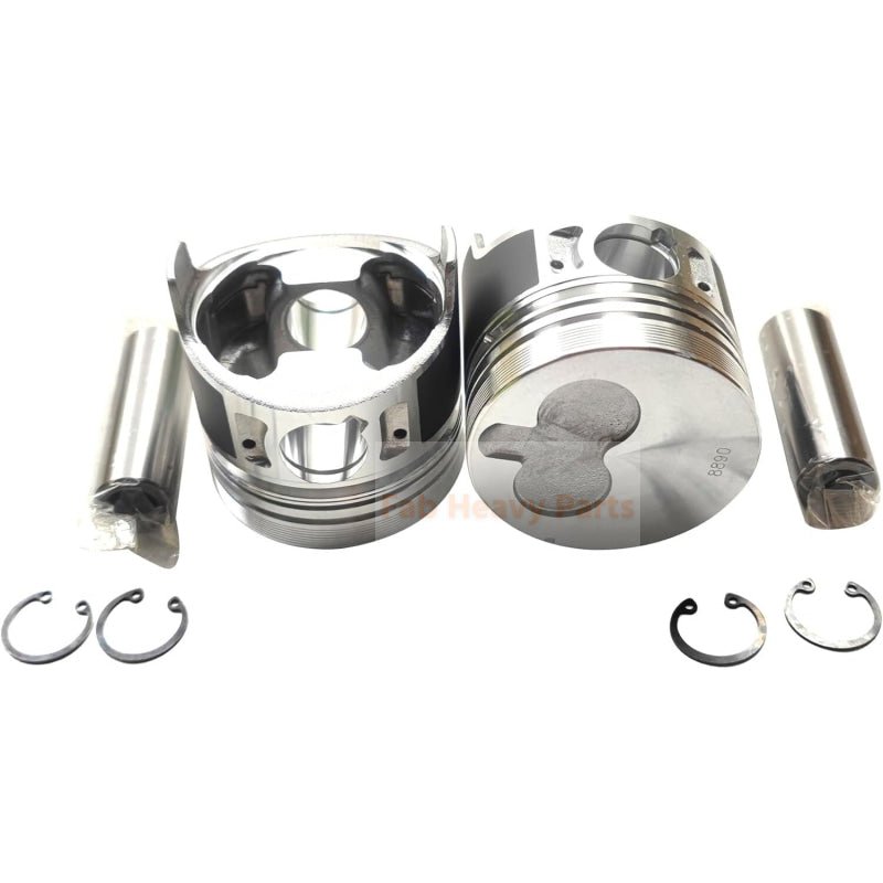 1 Piece Piston With Pin And Clips 8 - 97176 - 889 - 0 Fits For Isuzu 3LA1 3LB1 Engine Parts - Fab Heavy Parts