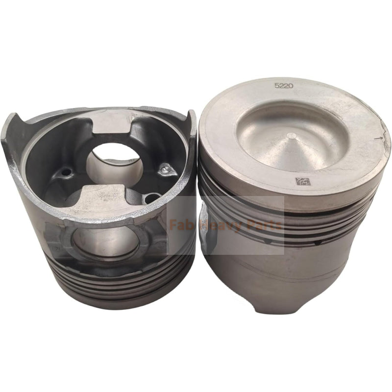 1 Piece Piston With Pin And Clips 8-98244-522-0 Fits For Isuzu AA-6HK1X Engine Parts