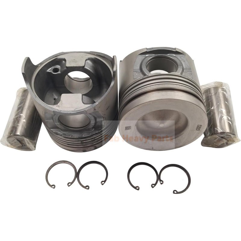 1 Piece Piston With Pin And Clips 8 - 98244 - 522 - 0 Fits For Isuzu AA - 6HK1X Engine Parts - Fab Heavy Parts