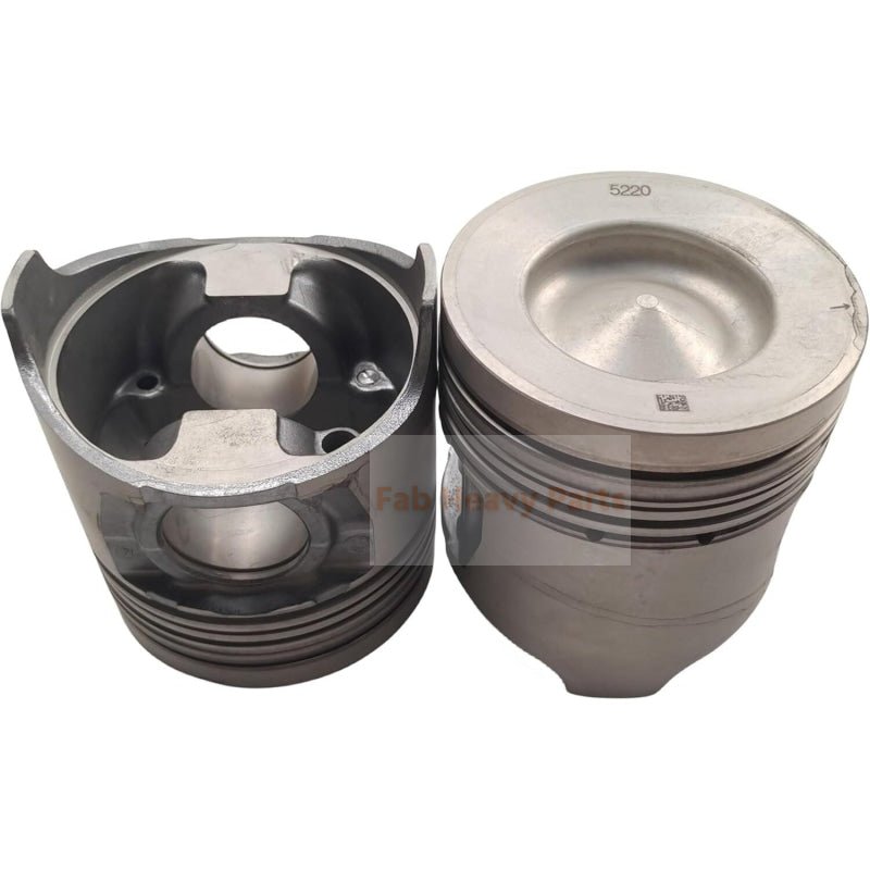 1 Piece Piston With Pin And Clips 8 - 98244 - 522 - 0 Fits For Isuzu AA - 6HK1X Engine Parts - Fab Heavy Parts
