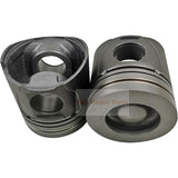 1 Piece Piston With Pin And Clips 9883111 Fits For Liebherr D924 D926 Engine - Fab Heavy Parts