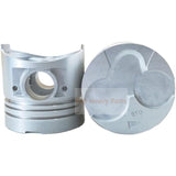 1 Piece Piston With Pin And Clips MD050021 MD103318 Fits For Mitsubishi 4D55 4D56 Engine Parts - Fab Heavy Parts