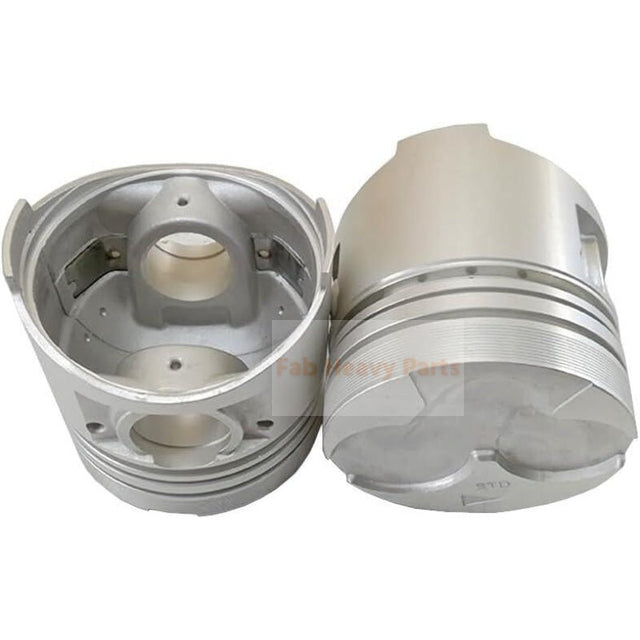 1 Piece Piston With Pin And Clips MD050021 MD103318 Fits For Mitsubishi 4D55 4D56 Engine Parts - Fab Heavy Parts