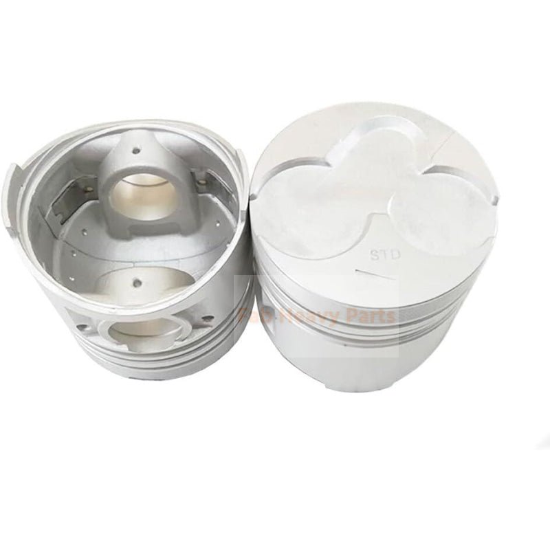 1 Piece Piston With Pin And Clips MD050021 MD103318 Fits For Mitsubishi 4D55 4D56 Engine Parts - Fab Heavy Parts