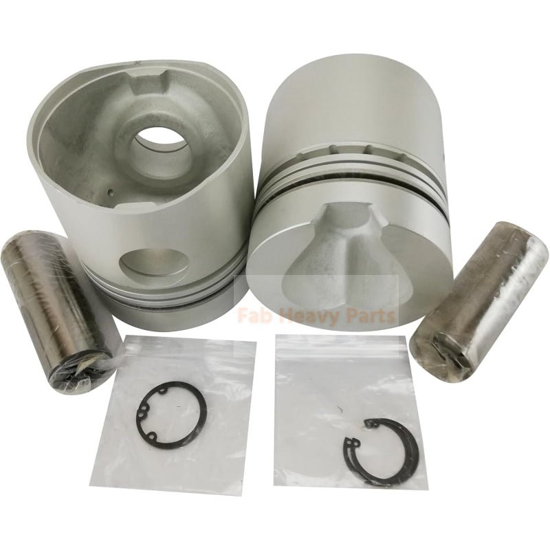 1 Piece Piston With Pin And Clips ME024402 ME023774 ME024407 Fits For Mitsubishi 6DS7 6DS70 Engine Parts - Fab Heavy Parts