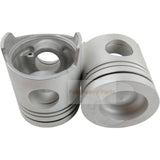 1 Piece Piston With Pin And Clips ME052792 Fits For Mitsubishi 6D22 - 3AT Engine Parts - Fab Heavy Parts