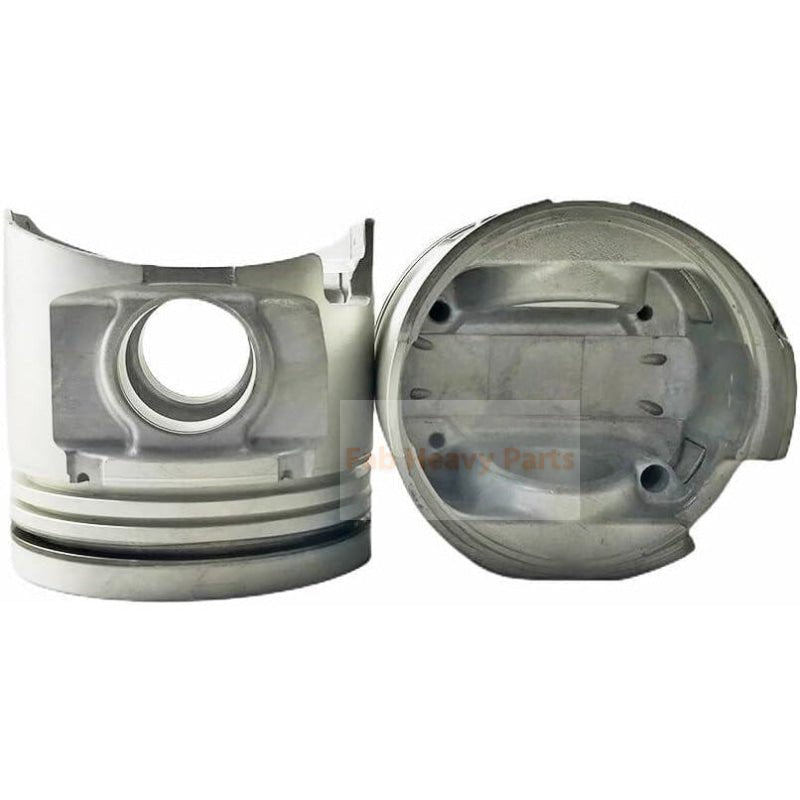 1 Piece Piston With Pin And Clips ME072548 Fits For Mitsubishi 6D17 24V Engine - Fab Heavy Parts