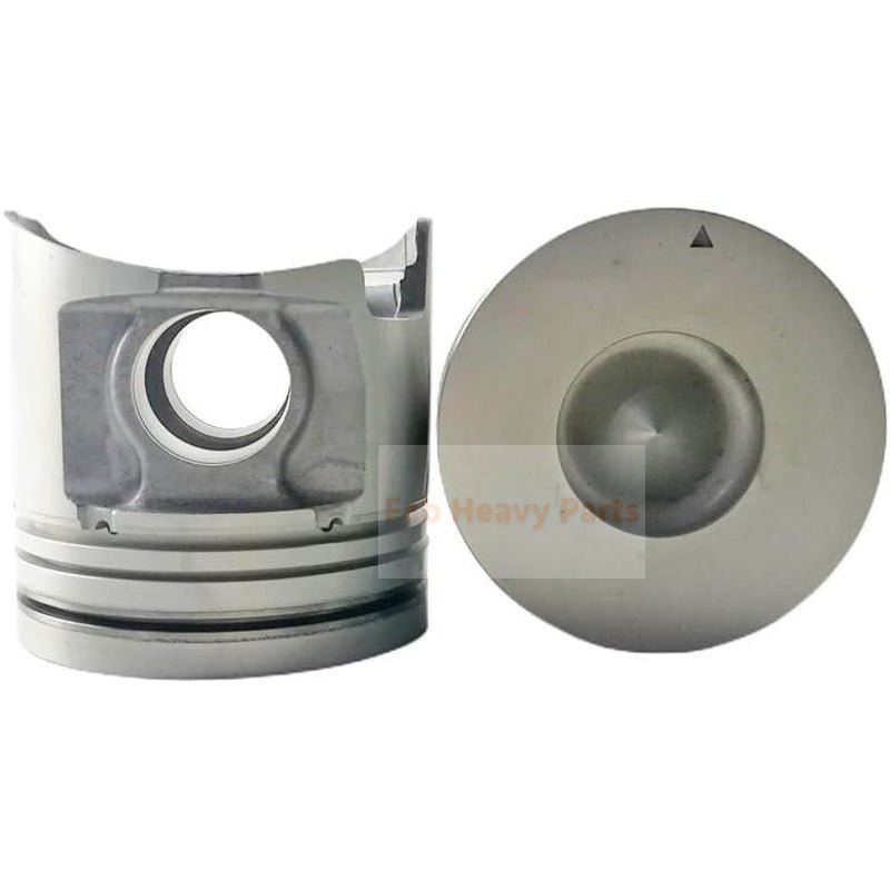 1 Piece Piston With Pin And Clips ME072549 Fits For Mitsubishi 6D16T 24V Engine - Fab Heavy Parts