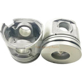 1 Piece Piston With Pin And Clips ME072549 Fits For Mitsubishi 6D16T 24V Engine - Fab Heavy Parts