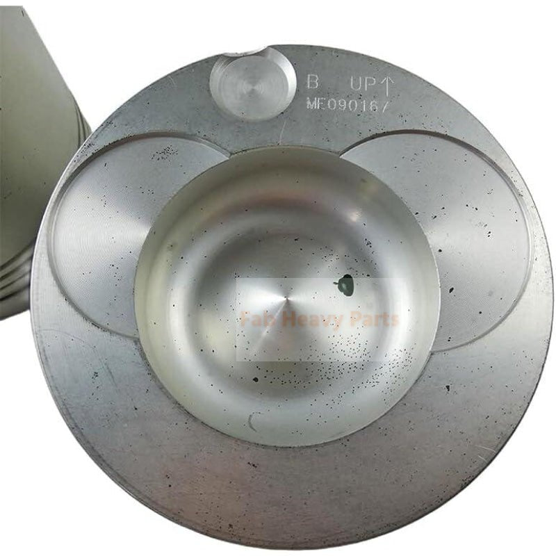 1 Piece Piston With Pin And Clips ME090167 Fits For Mitsubishi 8DC9T - 3V Engine Parts - Fab Heavy Parts