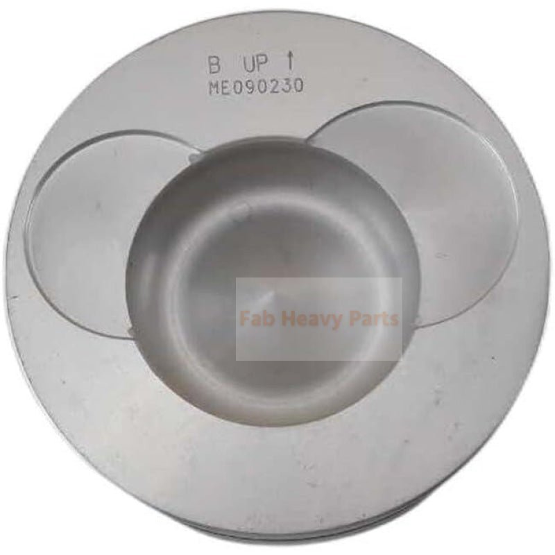 1 Piece Piston With Pin And Clips ME090230 Fits For Mitsubishi Engine 8DC10 - Fab Heavy Parts