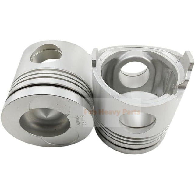 1 Piece Piston With Pin And Clips ME091048 ME090163 Fits For Mitsubishi 8DC91 8DC92A Engine Parts - Fab Heavy Parts