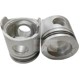 1 Piece Piston With Pin And Clips ME120533 ME120684 Fits For Mitsubishi 6D40 Engine Parts - Fab Heavy Parts