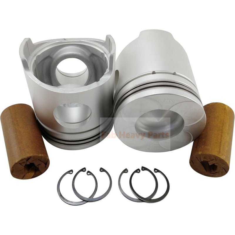 1 Piece Piston With Pin And Clips ME121199 Fits For Mitsubishi 6D40T Engine - Fab Heavy Parts