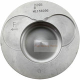 1 Piece Piston With Pin And Clips ME158096 Fits For Mitsubishi 6D24T Engine - Fab Heavy Parts