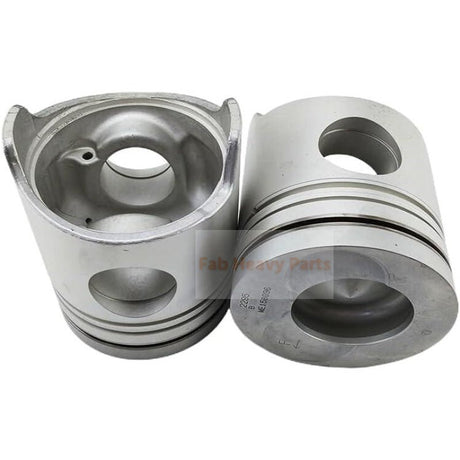 1 Piece Piston With Pin And Clips ME158096 Fits For Mitsubishi 6D24T Engine - Fab Heavy Parts