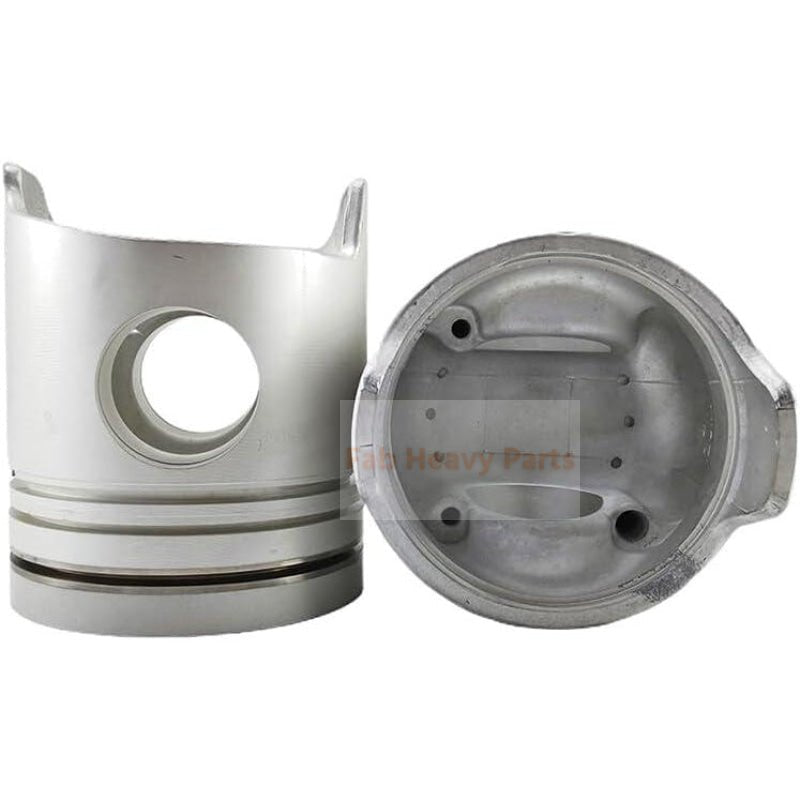 1 Piece Piston With Pin And Clips ME158096 Fits For Mitsubishi 6D24T Engine - Fab Heavy Parts
