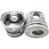 Piston 1 pièce avec broche et clips ME300199 convient au moteur Mitsubishi 6d16t
