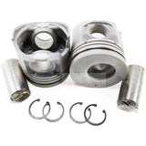 Piston 1 pièce avec broche et clips ME300199 convient au moteur Mitsubishi 6d16t