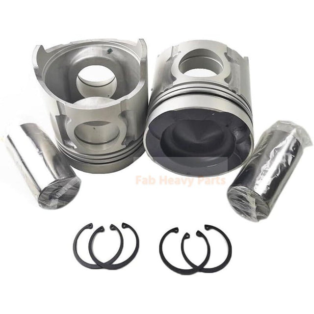 1 Piece Piston With Pin And Clips ME351863 ME351865 Fits For Mitsubishi 6M70 Engine Parts - Fab Heavy Parts