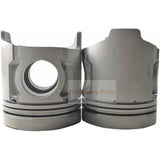 1 Piece Piston With Pin And Clips ME351863 ME351865 Fits For Mitsubishi 6M70 Engine Parts - Fab Heavy Parts