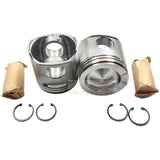 Piston 1 pièce avec broche et clips RE527039 Fits pour John Deere 4045T/H 6068T/H Pièces de moteur