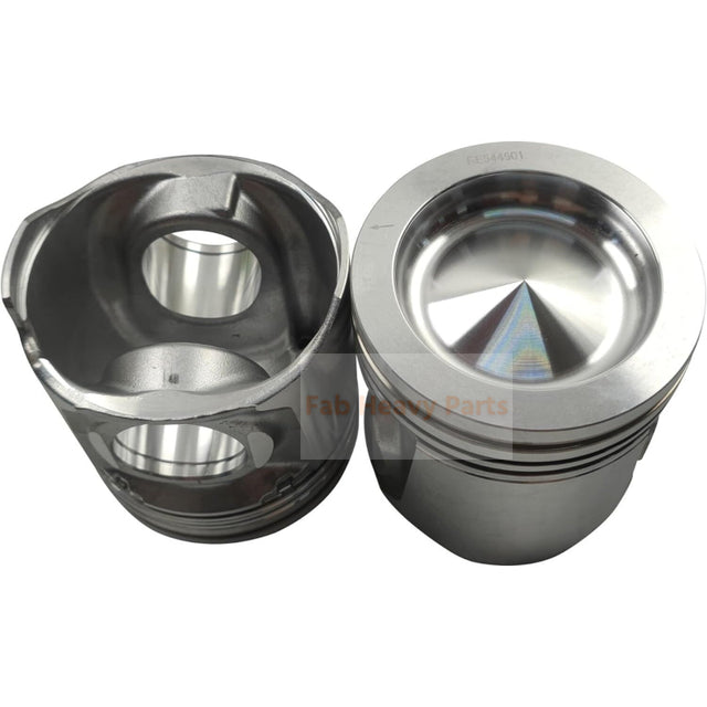 ピンとクリップ付きのピストン1個のピストンRE544601ジョンディア4045H 6068Hエンジンパーツのフィット