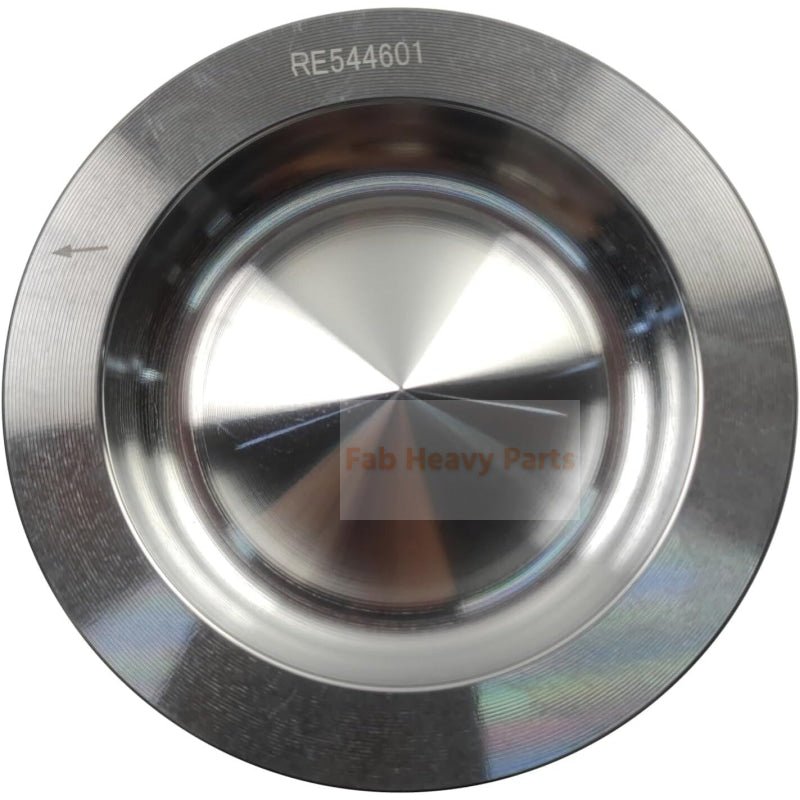 1 Piece Piston With Pin And Clips RE544601 Fits For John Deere 4045H 6068H Engine Parts - Fab Heavy Parts