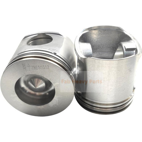 1 Piece Piston With Pin And Clips RE55512 RE505102 RE509540 Fits For John Deere 4045T/H 6068T/H Engine Parts - Fab Heavy Parts
