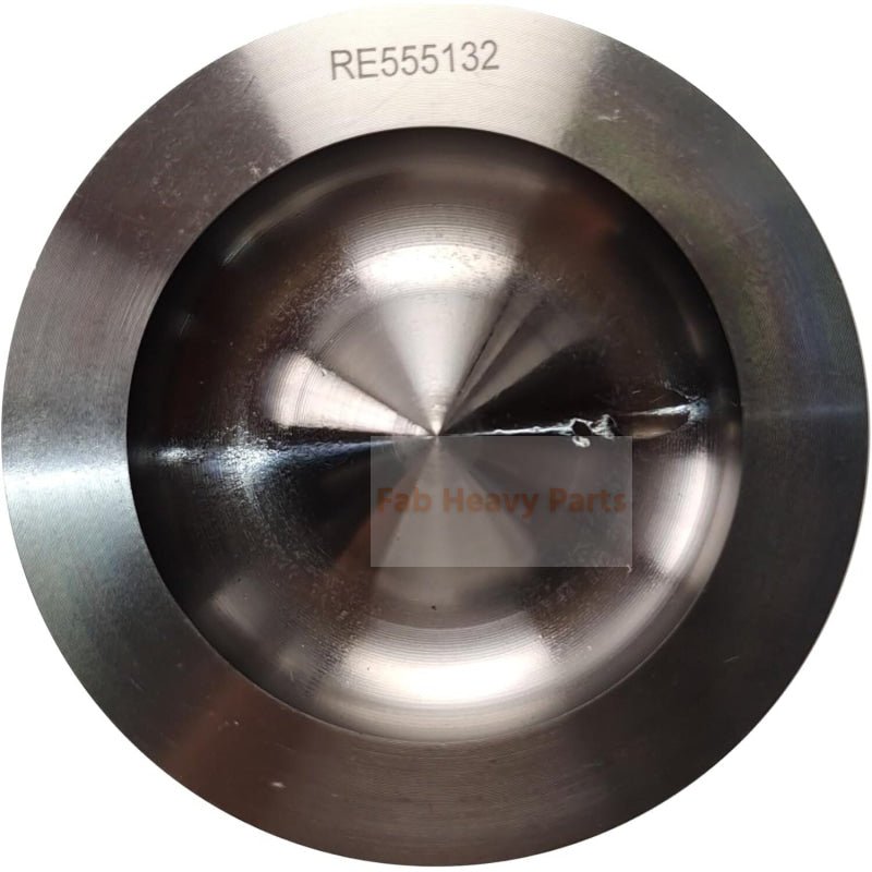 1 Piece Piston With Pin And Clips RE555132 Fits For John Deere 6090 9.0L Engine Parts - Fab Heavy Parts