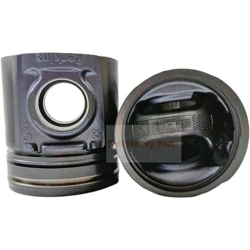 1 Piece Piston With Pin And Clips U5LF0021 Fits For Perkins 1004.4T(AB AH) 1006.6T(YB YC) Engine - Fab Heavy Parts