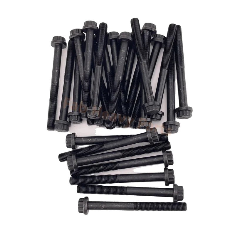 1 Set of Cylinder Head Bolt for Hino J08E Engine Truck 238 258 268 338 Kobelco Excavator SK350 - 8 - Fab Heavy Parts
