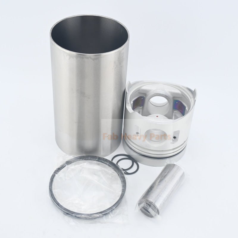 1 Set of Piston and Cylinder liner Kit Fits Mitsubishi 4D33 4D33T Engine Fuso Canter FE537 FE637 FE647 FE657 FG637 - Fab Heavy Parts