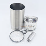 1 Set of Piston and Cylinder liner Kit Fits Mitsubishi 4D33 4D33T Engine Fuso Canter FE537 FE637 FE647 FE657 FG637 - Fab Heavy Parts