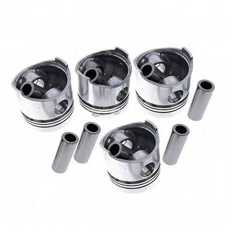 1 Set Piston & Pin XJAF-00646 for Mitsubishi Engine S6S S4S Hyundai Forklift 35DS-7 45DS-7 80D-7 HDF70-7S - Fab Heavy Parts