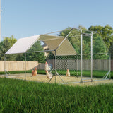 10 ft. x 13 ft. Galvanized Large Metal Walk in Chicken Coop - Fab Heavy Parts