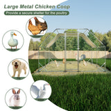 10 ft. x 13 ft. Galvanized Large Metal Walk in Chicken Coop - Fab Heavy Parts