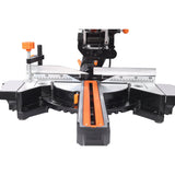 10 Inch Single Bevel Double Speed Sliding Miter Saw 48T Blade 3.5x13 Inch Cutting Capacity ETL Certificate - Fab Heavy Parts