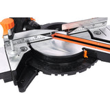 10 Inch Single Bevel Double Speed Sliding Miter Saw 48T Blade 3.5x13 Inch Cutting Capacity ETL Certificate - Fab Heavy Parts